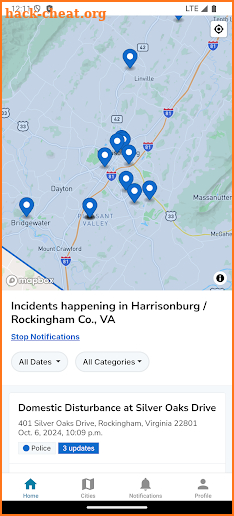 VantageAI Public Safety Alerts screenshot