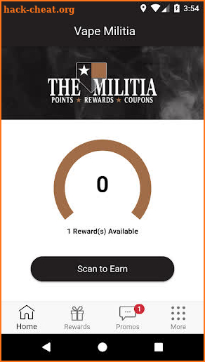 Vape Militia Rewards screenshot