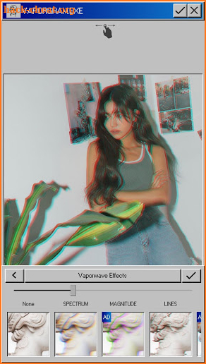 Vaporgram 🌴: Vaporwave, VHS & Glitch Photo Editor screenshot
