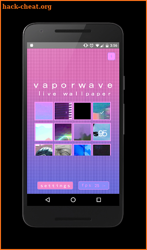 VAPORWAVE Live Wallpaper 🌊 screenshot
