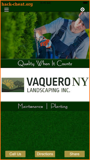 Vaquero Landscaping screenshot