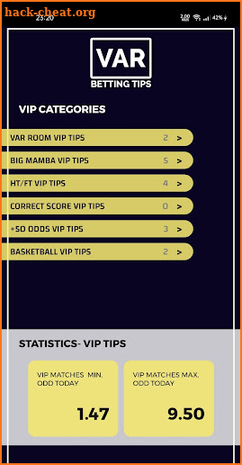 VAR Betting Tips screenshot