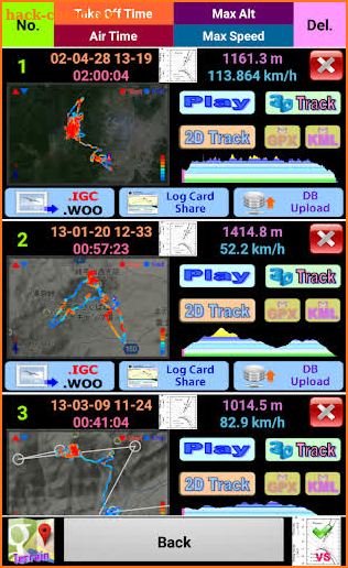 Variometer-Sky Land Tracker screenshot
