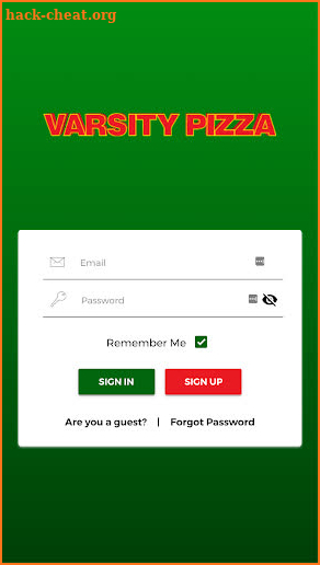 VARSITY PIZZA screenshot