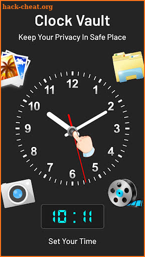 Vault clock screenshot