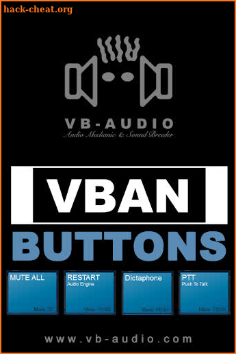 VBAN Buttons screenshot