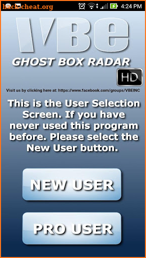 VBE GHOST BOX RADAR HD screenshot