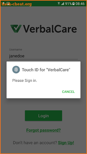 VC: VerbalCare screenshot