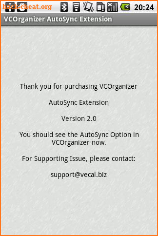 VCO AutoSync screenshot