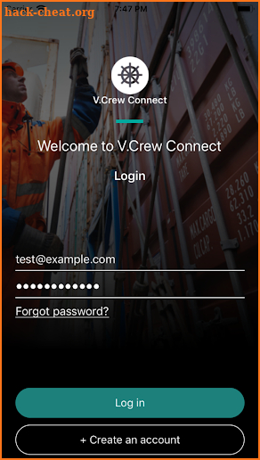 V.Crew Connect screenshot