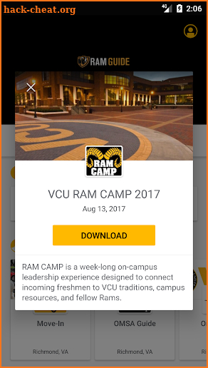 VCU RAM Guide screenshot