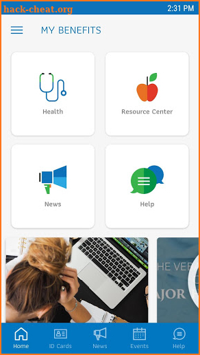 VEBA Benefits screenshot
