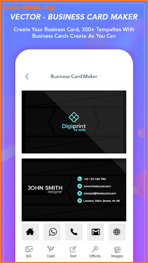 Vector : Poster Maker,Logo And Business Card Maker screenshot