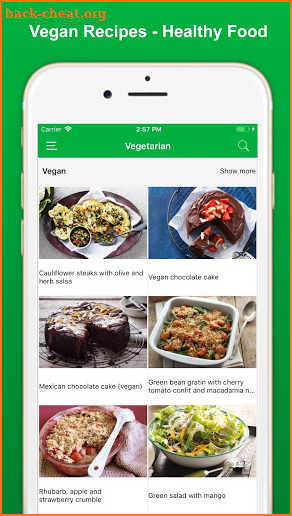 Vegan & Vegetarian Recipes - Healthy Food screenshot