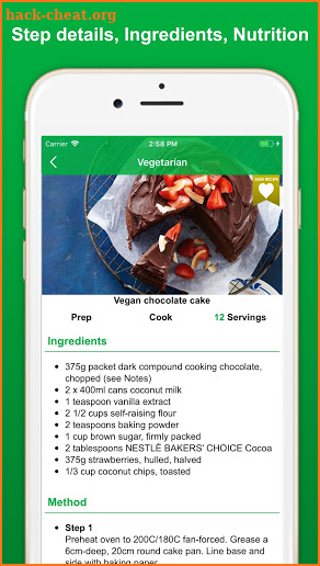 Vegan & Vegetarian Recipes - Healthy Food Recipes screenshot