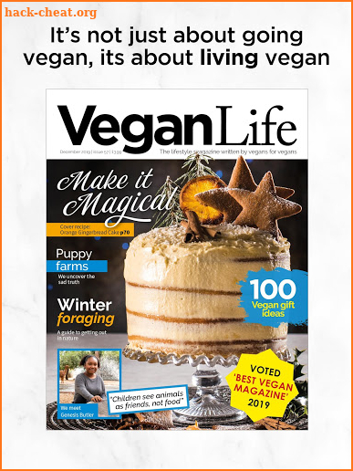 Vegan Life Magazine screenshot