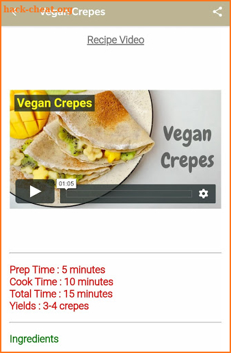 Vegan Recipes by Veganbell screenshot