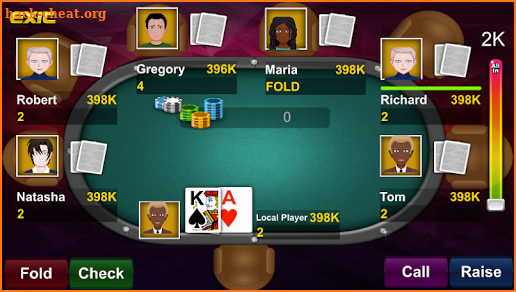 Vegasville Poker Holdem Online screenshot