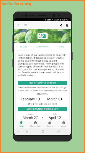 Vegetable, Fruit, & Herb Garden Planning Guides screenshot
