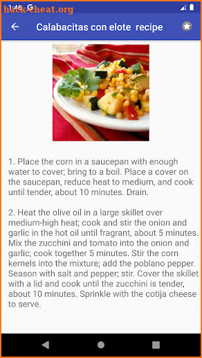 Vegetable recipes for free app offline with photo screenshot