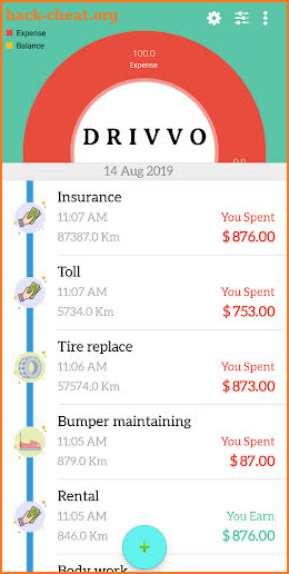 vehicle expense tracker pro screenshot