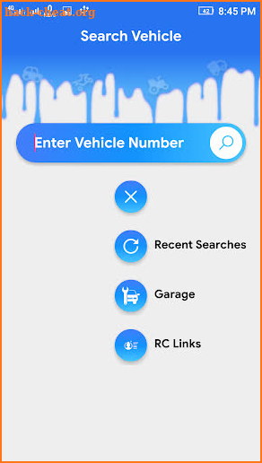 Vehicle Information - Vehicle Registration Details screenshot