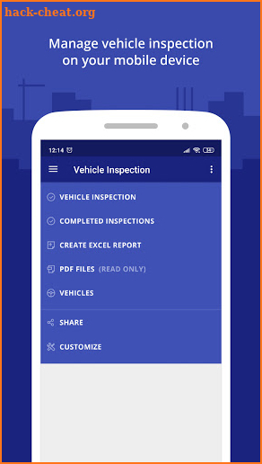 Vehicle Inspection screenshot