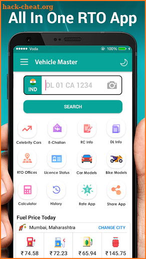 Vehicle Master - Vehicle Information,Owner details screenshot