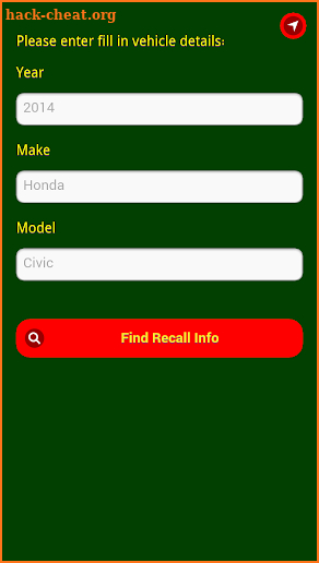 Vehicle Recall screenshot