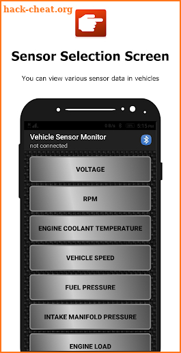 Vehicle Sensor Monitor (OBD2 & ELM327) screenshot