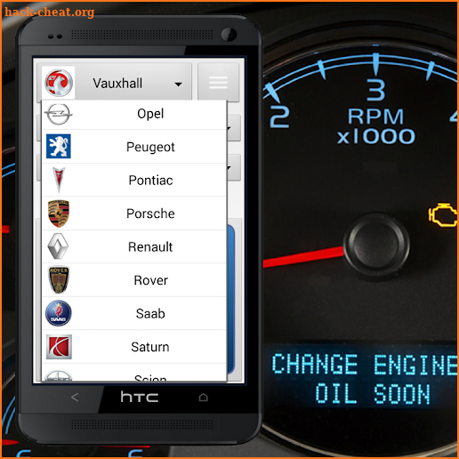 Vehicle Service Reset Oil screenshot