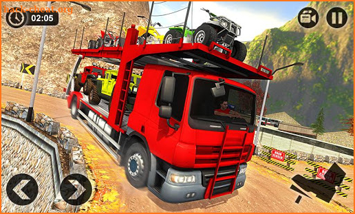Vehicle Transporter Trailer Truck Game screenshot