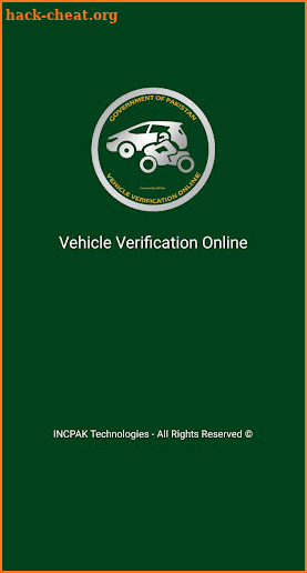 Vehicle Verification Online screenshot