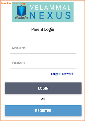 Velammal Nexus Parent Portal screenshot