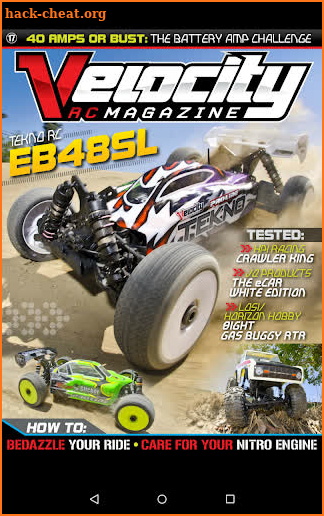 Velocity RC Magazine screenshot