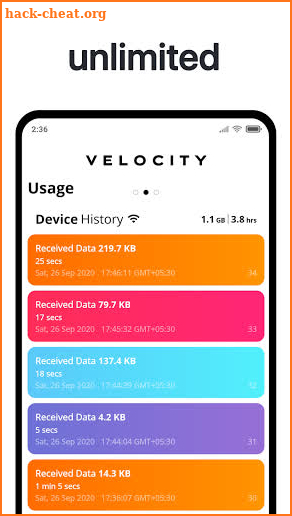 Velocity VPN - Unlimited for free! screenshot