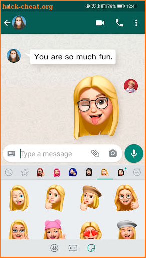 Vemoji screenshot