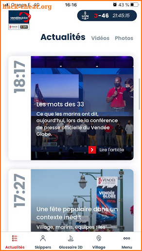 Vendée Globe 2020 screenshot