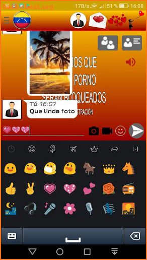 Venezuela Chat, amor, amistad y citas screenshot