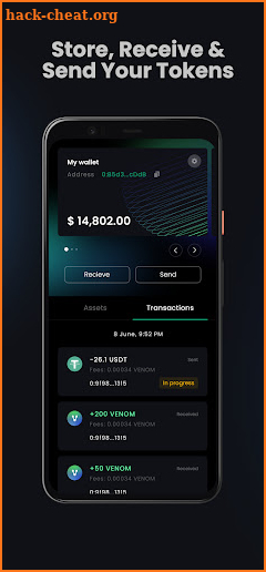 Venom Blockchain Wallet screenshot