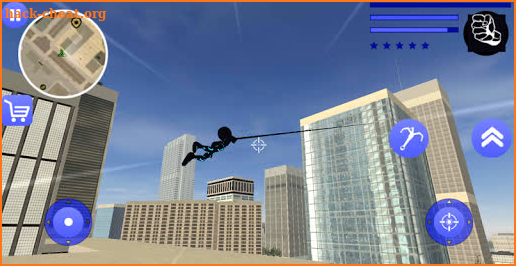 Venom Iron Stickman Rope Hero Gangstar Crime screenshot
