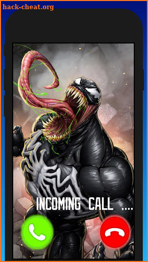 Venom Scary Video Call Prank - Superhero screenshot