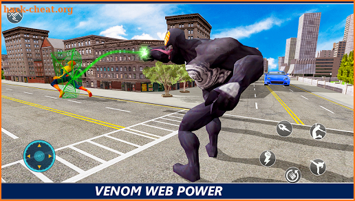 Venom Spiderweb superhero vs Iron spider Web hero screenshot