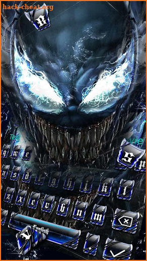 Venom Symbiote Avenger Keyboard Theme screenshot