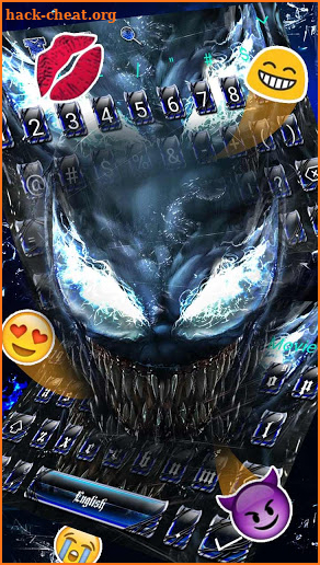 Venom Symbiote Avenger Keyboard Theme screenshot