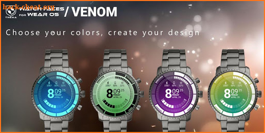 Venom Watch Face & Clock Widget screenshot