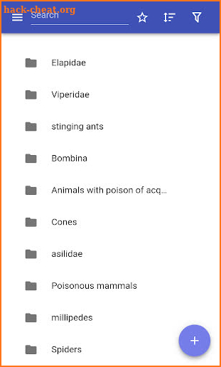 Venomous animals screenshot