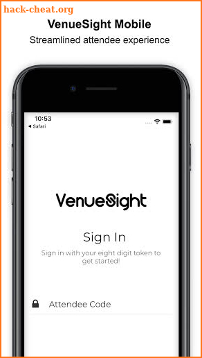 VenueSight Mobile screenshot