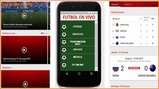 Ver Futbol En Mi Celular Guia Futbol En Vivo Futbo screenshot