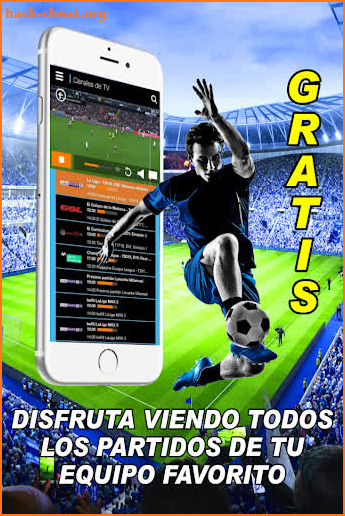Ver Fútbol en Vivo y Directo - TV Deportes Guides screenshot